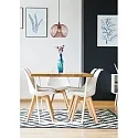 pendant luminaire VINTI round E27 IP20, copper, black dimmable