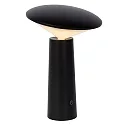 Lucide LED Outdoor Akku Tischleuchte JIVE, Ø 13,7 cm, 1x4W 6500K, IP44, dimmbar, schwarz