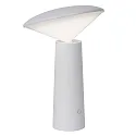 LED Outdoor Akku Tischleuchte JIVE, Ø 13,7 cm, 1x4W 6500K, IP44, dimmbar, schwarz