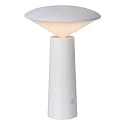 LED Outdoor Akku Tischleuchte JIVE, Ø 13,7 cm, 1x4W 6500K, IP44, dimmbar, schwarz