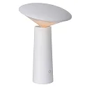 LED Outdoor Akku Tischleuchte JIVE, Ø 13,7 cm, 1x4W 6500K, IP44, dimmbar, schwarz