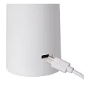 LED Outdoor Akku Tischleuchte JIVE, Ø 13,7 cm, 1x4W 6500K, IP44, dimmbar, schwarz