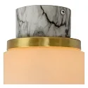 Lucide ceiling luminaire LORENA E27 IP44, opal, white dimmable
