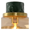 Lucide Deckenleuchte LORENA Badezimmerleuchte, Ø 23 cm, 1xE27, IP44, Amber