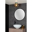 Lucide Deckenleuchte LORENA Badezimmerleuchte, Ø 23 cm, 1xE27, IP44, Amber