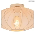 ceiling luminaire CORINA E27 IP20, brass, black dimmable