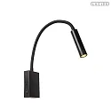 wall luminaire ALEC with flex arm, with USB charging function G9 IP20, dimmable