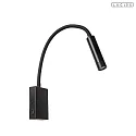 Lucide wall luminaire ALEC with flex arm, with USB charging function G9 IP20, dimmable