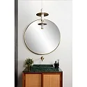 Lucide pendant luminaire SELIN cylindrical GU10 IP44, copper, white dimmable