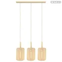 Pendelleuchte CORINA 3-flammig 3x E27 IP20 , beige