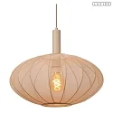 pendant luminaire CORINA E27 IP20, brass, black dimmable