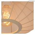 pendant luminaire CORINA E27 IP20, brass, black dimmable