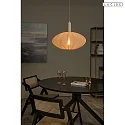 pendant luminaire CORINA E27 IP20, brass, black dimmable