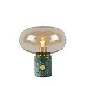 table lamp CHARLIZE round E27 IP20, green, amber 