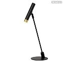 Lucide table lamp ALEC rotatable, with switch, tiltable, with lamp socket G9 IP20, dimmable