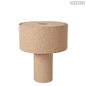 Lucide table lamp LEEROY E27 IP20, taupe 