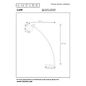 Lucide Stehlleuchte Mit Leselampe CURF, 1xE27, schwarz