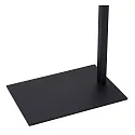 Lucide floor lamp LESLEY square GU10 IP20, black 