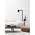 Lucide floor lamp LESLEY square GU10 IP20, black 