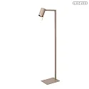 floor lamp LESLEY swivelling GU10 IP20, taupe 