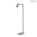 Lucide floor lamp LESLEY swivelling GU10 IP20, taupe 