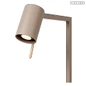 Lucide floor lamp LESLEY swivelling GU10 IP20, taupe 