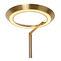 Lucide LED Stehleuchte CELESTE, 120°, 1 x 24W, 2700K, 927lm, IP20, CRI>90, dimmbar, gold, messing