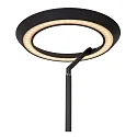 Lucide LED Stehleuchte CELESTE, 120°, 1 x 24W, 2700K, 927lm, IP20, CRI>90, dimmbar, schwarz