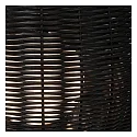 LED Outdoor Akku Tischleuchte COLIN Ø 30 cm, 1x3W, 3000K, IP44, schwarz