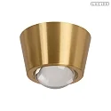 Lucide LED Deckenleuchte RIGON Ø 9 cm 90° 6W 3000K IP20, messing