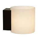 Lucide Wandleuchte JELTE Badezimmerleuchte, Ø 12 cm, 1xG9, IP44, schwarz