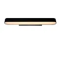 LED Wandleuchte MADELON Badezimmerleuchte, 1x9W, 2700K, IP44, schwarz