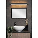 Lucide LED Wandleuchte MADELON Badezimmerleuchte, 1x18W, 2700K, IP44, schwarz