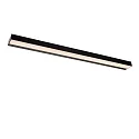 LED Bad-Wandleuchte ALEXA, IP44, Up/Down, 90cm, 13W 3000K 1460lm, schwarz / opal