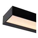 Lucide LED Bad-Wandleuchte ALEXA, IP44, Up/Down, 90cm, 13W 3000K 1460lm, schwarz / opal