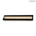 LED Wand-/Badezimmerleuchte WANDA 45cm 120° 15W 3000K IP44 CRI>80 schwarz/opal