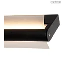 Lucide LED Wand-/Badezimmerleuchte WANDA 45cm 120° 15W 3000K IP44 CRI>80 schwarz/opal