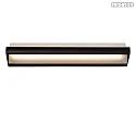 Lucide LED Wand-/Badezimmerleuchte WANDA 45cm 120° 15W 3000K IP44 CRI>80 schwarz/opal