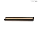 LED Wand-/Badezimmerleuchte WANDA 60cm 120° 18W 3000K IP44 CRI>80 schwarz/opal