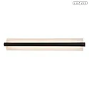 Lucide LED Wand-/Badezimmerleuchte WANDA 60cm 120° 18W 3000K IP44 CRI>80 schwarz/opal