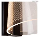Lucide LED Wand-/ Badezimmerleuchte KORGIS 120° 10W 3000K IP44 CRI>80 schwarz/transparent