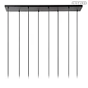 Lucide pendant luminaire CHAYANNE 8 flames E14 IP20, brass, black 