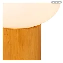 Lucide table lamp BIRTLE E27 IP20, wood, opal 