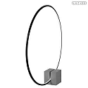 Lucide floor lamp CIRKELIS IP20, grey, black dimmable