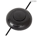 Lucide floor lamp CIRKELIS IP20, grey, black dimmable