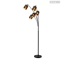 floor lamp RANKOS 5 flames E27 IP20, rust, black 