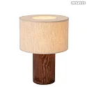table lamp TACHINA E14 IP20, beige, brown 