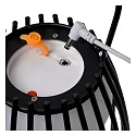 Lucide LED Outdoor Akku Tischleuchte FJARA, Ø 17,5 cm, 1x0,3W 3200K, IP44, dimmbar, schwarz