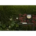 Lucide LED Outdoor Akku Tischleuchte FJARA, Ø 17,5 cm, 1x0,3W 3200K, IP44, dimmbar, schwarz