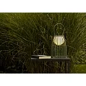 Lucide LED Outdoor Akku Tischleuchte FJARA, Ø 17,5 cm, 1x0,3W 3200K, IP44, dimmbar, grün